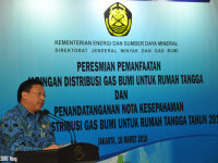 Menteri ESDM : Program Jaringan Gas Kota Menghemat Anggaran Subsidi Rp. 1 Triliun